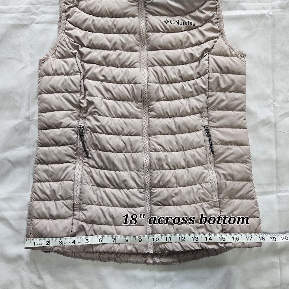 Columbia Omni Heat Vest Womens S Purple Full Zip Thermal Reflective Lining - Picture 12 of 13